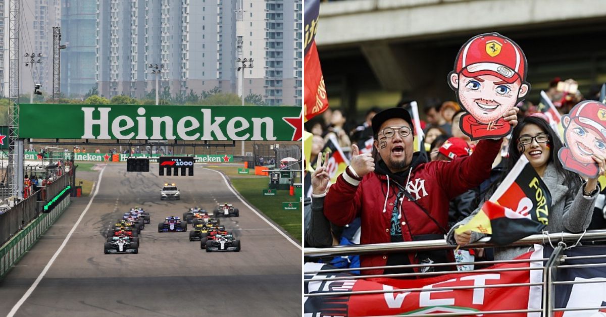 Why was the Chinese Grand Prix not on the calendar for 5 years (Credits - Race Fans, Motorsport Images)